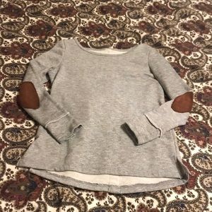 Gray Sweater w/ Elbow Pads